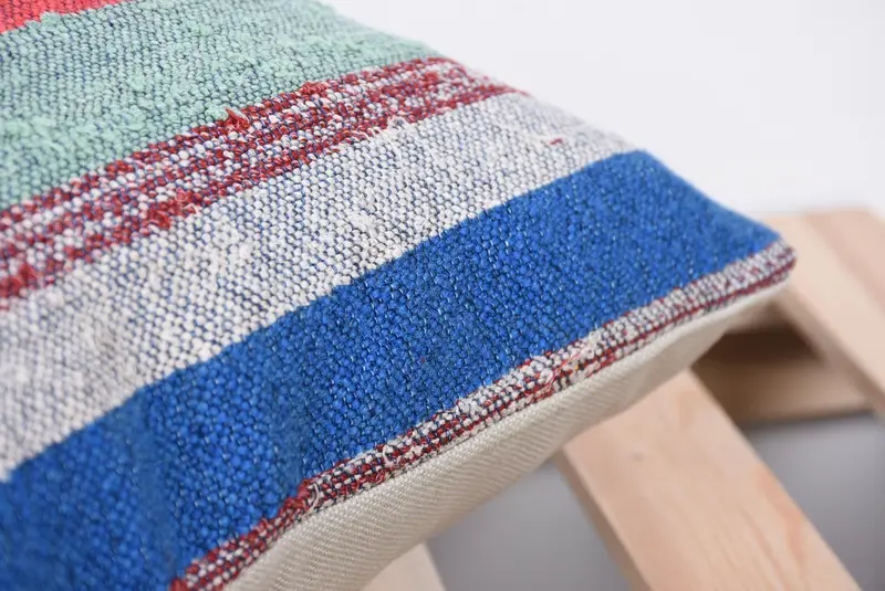 Boho Pillow Sham Cover, Boho Pillow, Sofa Bolster Cushion Cover, 16x16 Pink Cushion, Pillow Sham, Pillow for Couch, Decorative Cushion Case - 7