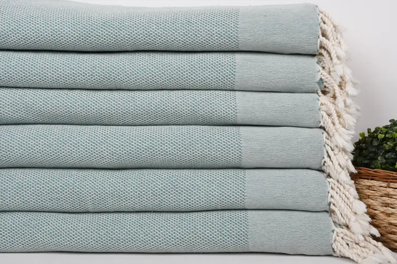 96x80 Cotton Geometric Towel, Decorative Blanket, Monogram Beach Blanket, Personalized Gift For Her, Woven Throw Blanket, Bridal Shower Gift - 2