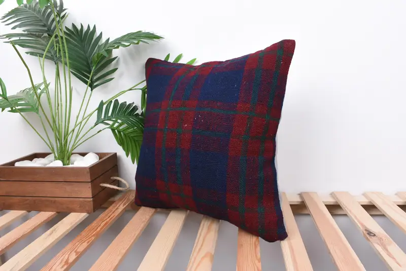 Home Decor Kissen, Wurfkissenkoffer im Freien, Innenarchitektin Kissen, Kissenschein, 18x18 Rote Kissen, türkisches Kissen, Couchkissen - 5