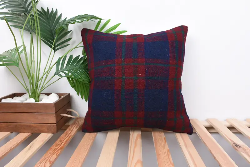 Home Decor Kissen, Wurfkissenkoffer im Freien, Innenarchitektin Kissen, Kissenschein, 18x18 Rote Kissen, türkisches Kissen, Couchkissen - 1