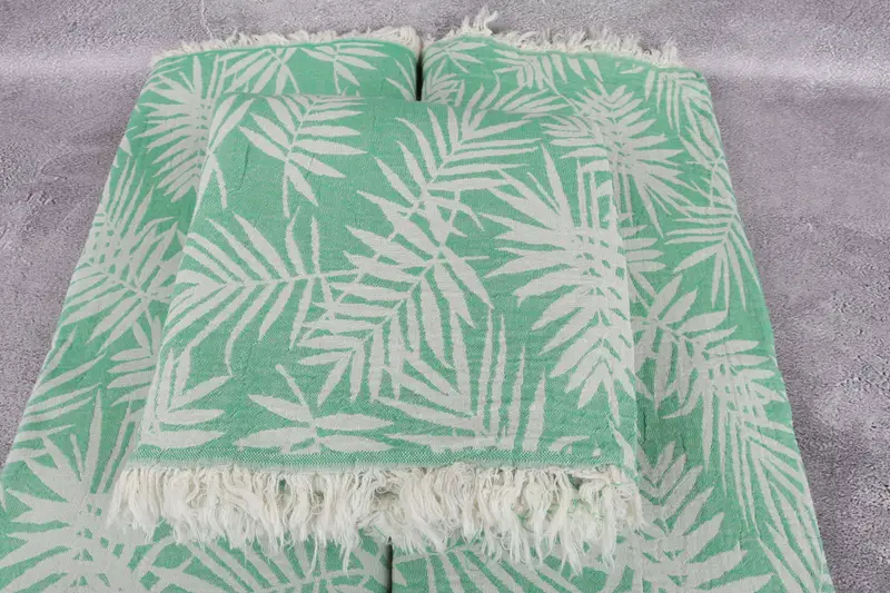 Bridal Shower Gift, Shower Curtain, Throw Blankets, Wedding Favors, 100x80 Cotton Floral Patterned Towel, Bachelorette Gifts, Best Wedding Gift - 4
