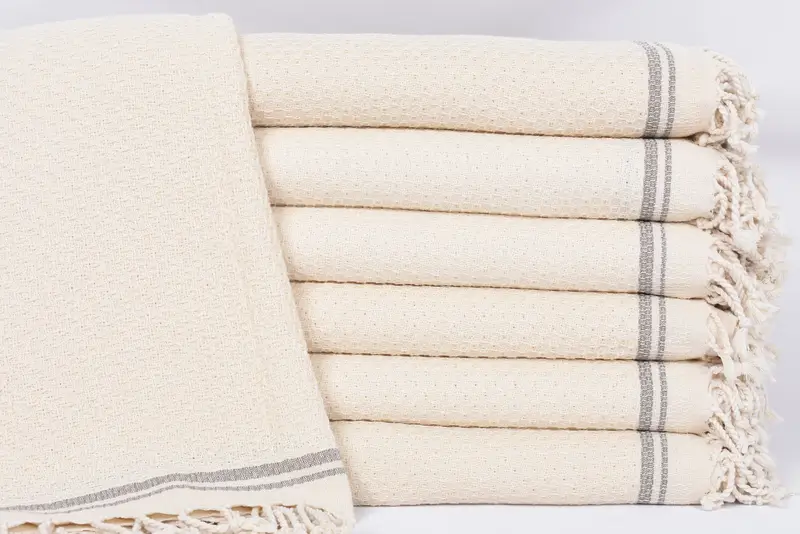 Bathroom Towel, 68x36 Cotton Striped Towel, Spa Towel, Personalized Towel Gift, Bachelorette Party Decorations, Housewarming Gift, Custom Towel - 1