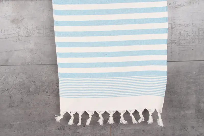 Turkish Tea Towel, 36x18 Cotton Striped Terry Towel, Summer Gift, Turkish Hand Towel, Beach Theme Bachelorette Party, Kitchen Towel, Gift For Bride - 8