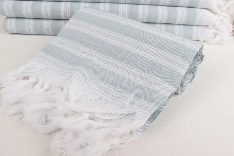 Christmas Favors, Spa Gift Towel, Eco-friendly Turkish peshtemal towel, Lightweight Turkish towel, Absorbent Turkish towel, Cotton towel, Spa Towel - 4