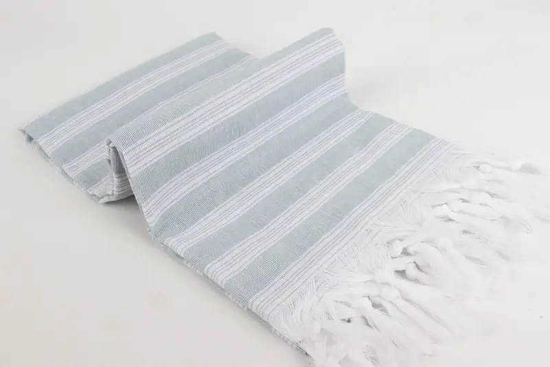 Christmas Favors, Spa Gift Towel, Eco-friendly Turkish peshtemal towel, Lightweight Turkish towel, Absorbent Turkish towel, Cotton towel, Spa Towel - 6