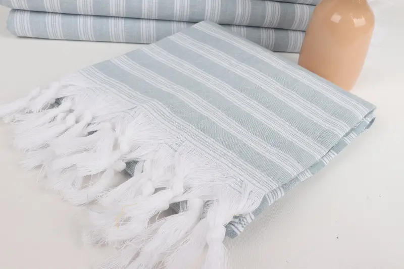 Christmas Favors, Spa Gift Towel, Eco-friendly Turkish peshtemal towel, Lightweight Turkish towel, Absorbent Turkish towel, Cotton towel, Spa Towel - 5