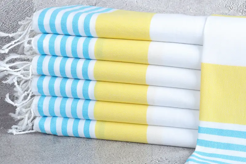 40x24 Cotton Striped Towel, Wedding Gift Kitchen Towel, Turkish Towel Hand Towel, Personalized Gift, Wedding Gifts Towel, Personalized Dish Towel - 1