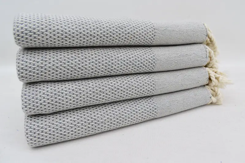 Hizmetçi Hizmet Hediye, Seyahat Havlu, Türk El Havlusu, 44x24 Pamuklu Polka Dot Havlu, Monogramlanmış El Havlusu, Nedime Hediyesi, Türk Çay Havlusu - 3