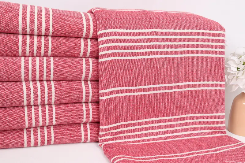 Personalized Blanket, Personalized Gifts, Turkish Throw Blanket, 96x70 Cotton Striped Towel, Monogram Blanket, Personalized Gift For Him - 2