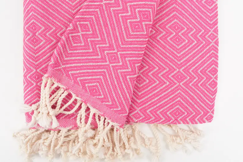 Handmade Gift, 76x40 Cotton Diamond Towel, Quick-dry towel, Personalized Gifts, Bridesmaid Gift, Handwoven Turkish Towel, Luxury Turkish Bath Towel - 8