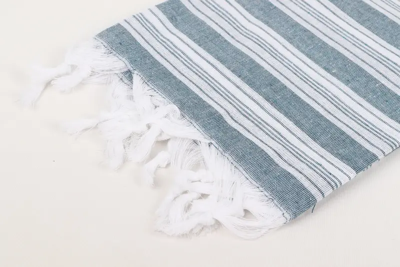 Beach towel, 70x40 Cotton Striped Towel, Handmade Turkish hammam towel, Bachelorette Party Gifts Bridesmaids, Organic Turkish towel, Baby Boy Gift - 7