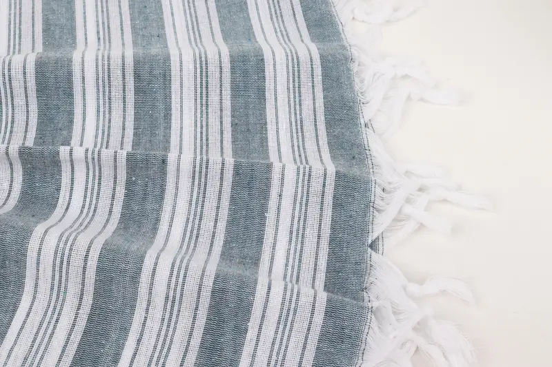 Beach towel, 70x40 Cotton Striped Towel, Handmade Turkish hammam towel, Bachelorette Party Gifts Bridesmaids, Organic Turkish towel, Baby Boy Gift - 8