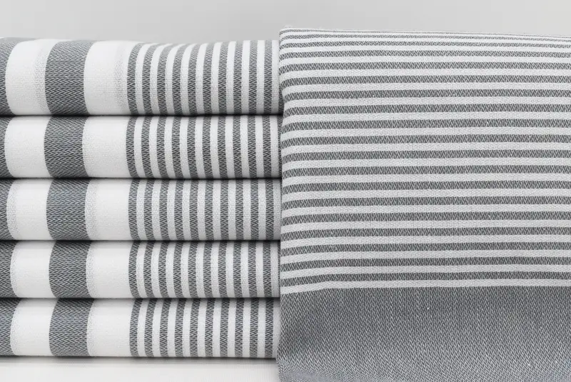 Soft towel, 70x40 Cotton Striped Towel, Wedding For Favor, Bulk Order Towel, Sand-free towel, Custom Towel Beach, Bachelor Towel, Absorbent towel - 1