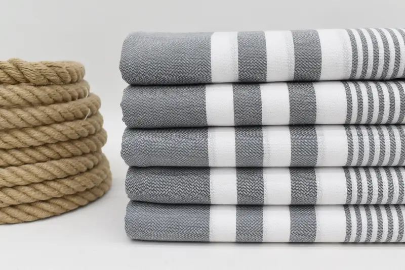 Soft towel, 70x40 Cotton Striped Towel, Wedding For Favor, Bulk Order Towel, Sand-free towel, Custom Towel Beach, Bachelor Towel, Absorbent towel - 2