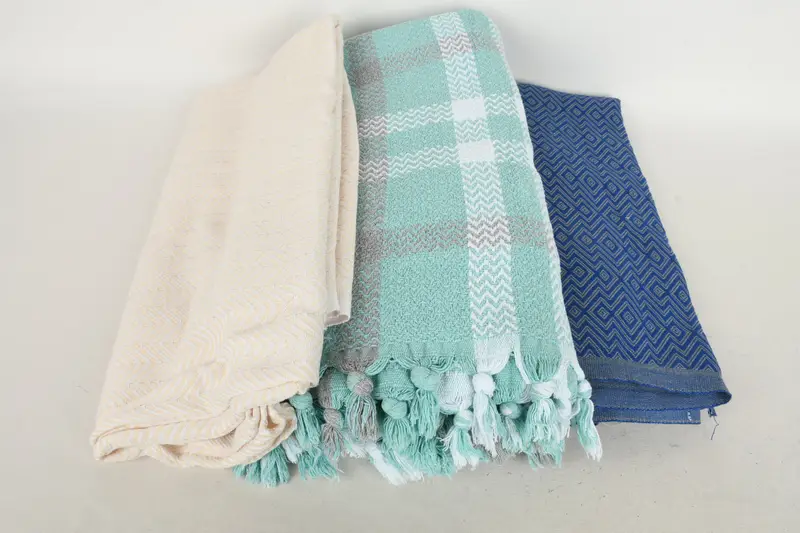 Customized Turkish Blanket, Bachelorette Gifts, Throw Blanket, Turkish Blanket, Turkish Beach Blanket, Gift Boxes, 80x76 Cotton Set of 6 Towel - 8