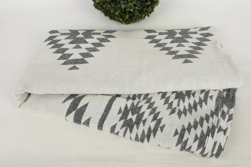Customized Turkish Blanket, Bachelorette Gifts, Throw Blanket, Turkish Blanket, Turkish Beach Blanket, Gift Boxes, 80x76 Cotton Set of 6 Towel - 6