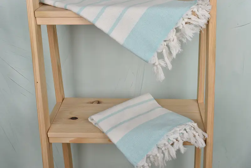 Personalized Gift, Wedding Gift, Personalized Gifts, Monogrammed Turkish Towel, Wedding Gift Kitchen Towel, 36x18 Cotton Striped Towel, Small Towel - 5