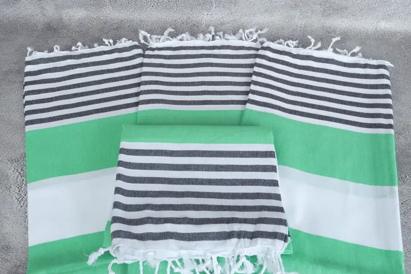 Monogram Turkish Towel, Summer Towel, Custom Wedding Towel, Custom Beach Towel, Lightweight towel, 70x40 Cotton Striped Towel, Employee Gifts - 4