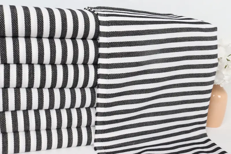 Halloween Bachelorette Party Favors, House Warming Gift, Kitchen Towel, Personalized Gifts, 40x18 Cotton Striped Towel, Turkish Towel Hand Towel - 2