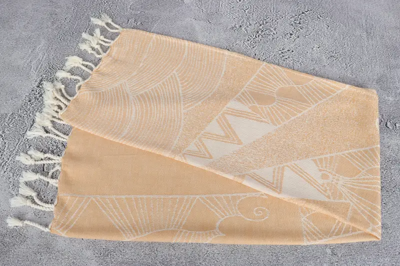 Turkish Hand Towel, Wedding Gift, Wedding Day Gift For Bride, Bridesmaid Gifts, 36x18 Cotton Striped Design Towel, Monogram Turkish Bath Towel - 7