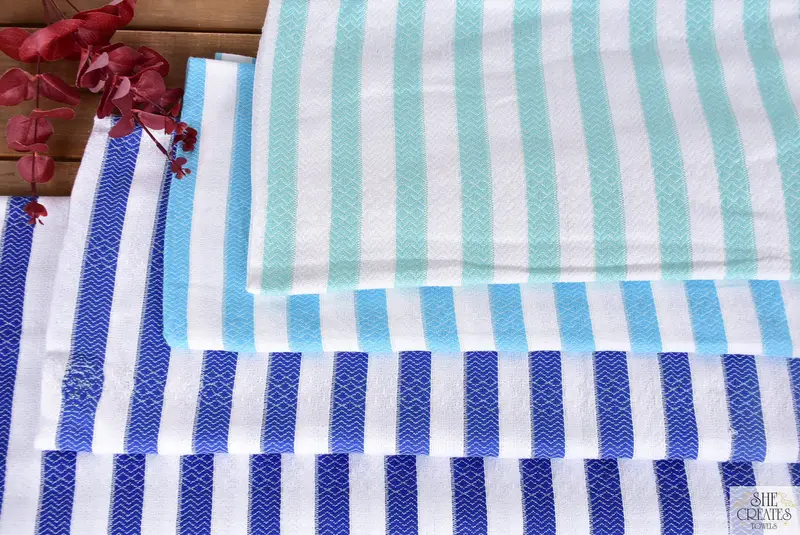 Turkish Beach Handtuch, Luxushandtuch, Junggesellenparty Geschenke Brautjungfern, Mädchenwochenende, 70x36 Baumwollstreifenhandtuch, Brautjungfer Vorschlag Geschenk - 4