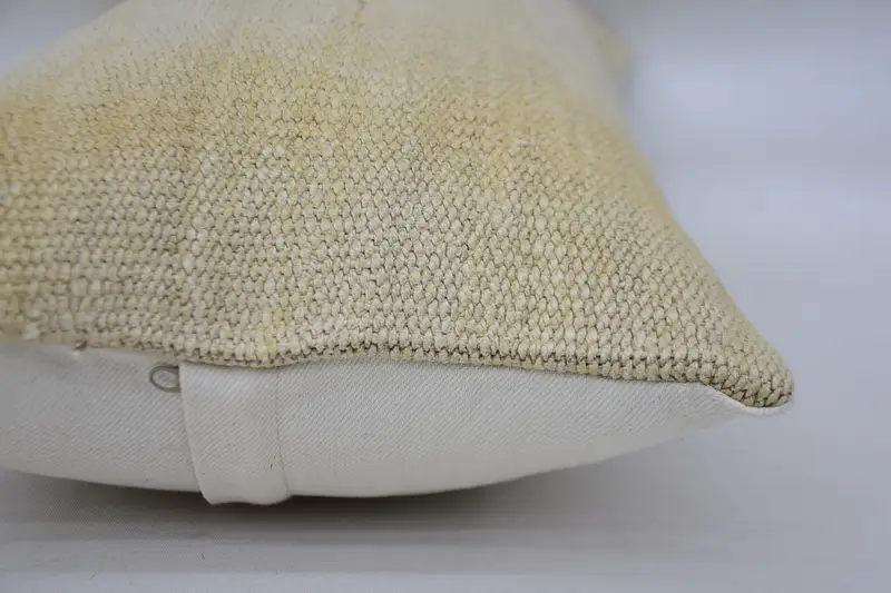 12x20 Beige Cushion, Vintage Pillow, Cushion Case, Luxury Cushion Case, Antique Pillows, Boho Pillow Sham Cover, Neutral Throw Cushion Cover - 6