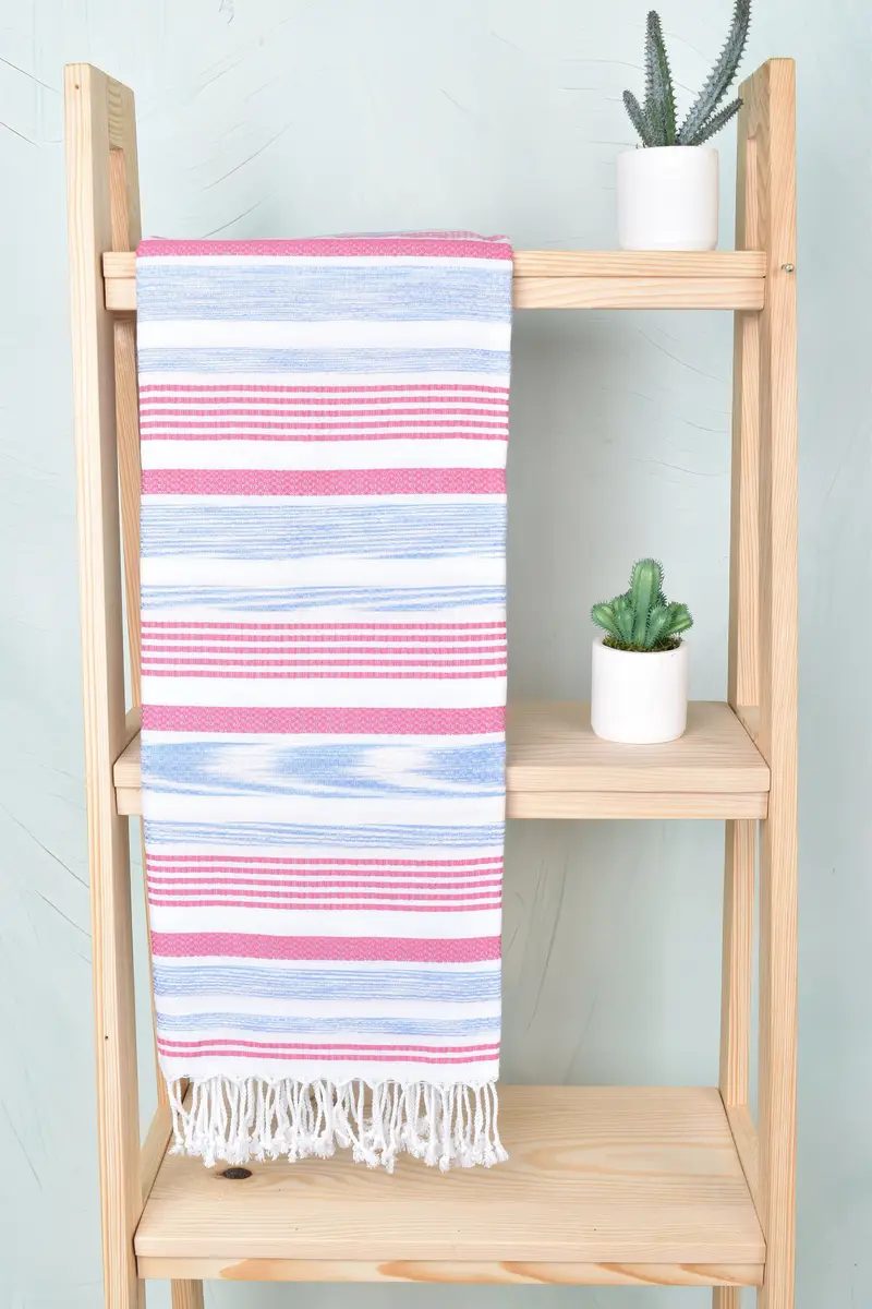 Bachelor Party Favors, Sand-free towel, Custom Towel, Peshtemal Towel, Gym Towel, Best Wedding Gift, Custom Wedding Gift, 70x40 Cotton Striped Towel - 8