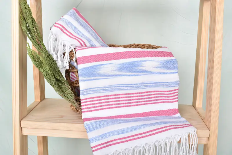 Bachelor Party Favors, Sand-free towel, Custom Towel, Peshtemal Towel, Gym Towel, Best Wedding Gift, Custom Wedding Gift, 70x40 Cotton Striped Towel - 4