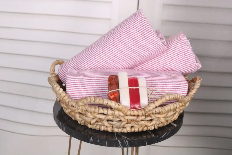 Housewarming Gift, Grandma Gift, Personalized Turkish Towel, Organic Turkish towel, Peshtemal Towel USA, 70x40 Cotton Striped Towel, Wedding Favors - 4