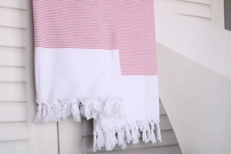 Housewarming Gift, Grandma Gift, Personalized Turkish Towel, Organic Turkish towel, Peshtemal Towel USA, 70x40 Cotton Striped Towel, Wedding Favors - 8