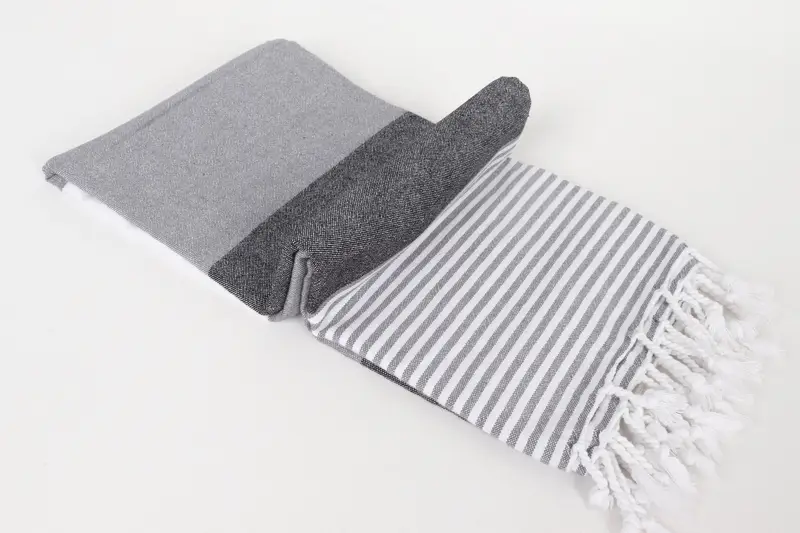 Bachelor Gifts, Turkish Towel Beach, Best Friend Wedding Gift, 70x40 Cotton Striped Towel, Housewarming Gift, Bathroom Towel, Quick-dry towel - 6