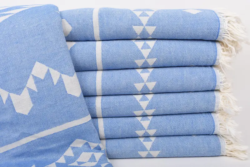 Shower Curtain, 70x60 Cotton Geometric Towel, Best Friend Gift, Halloween Blanket, Bachelorette Gifts, Boho Throw Blankets, Personalized Gifts - 2