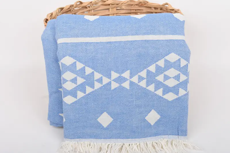 Shower Curtain, 70x60 Cotton Geometric Towel, Best Friend Gift, Halloween Blanket, Bachelorette Gifts, Boho Throw Blankets, Personalized Gifts - 6