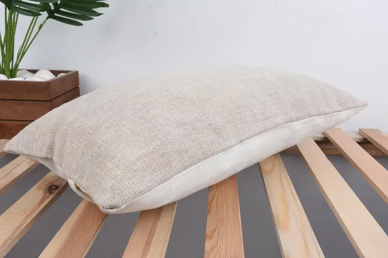 Ethnic Pillow Cover Cushion Case, Boho Pillow Sham Cover, Ethnical Kilim Rug Pillow, Vintage Pillow, 12x24 White Pillow Case, Pillow - 6