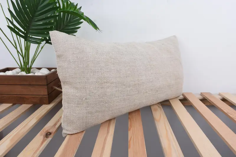 Ethnic Pillow Cover Cushion Case, Boho Pillow Sham Cover, Ethnical Kilim Rug Pillow, Vintage Pillow, 12x24 White Pillow Case, Pillow - 4