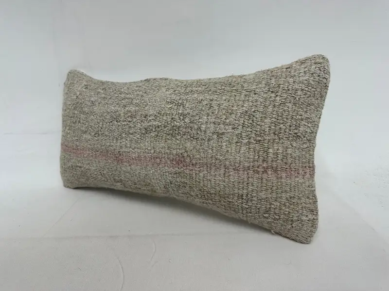 Handmade Southwestern Embroidered Pillow, 10x20 Inches Throw Pillow - 3