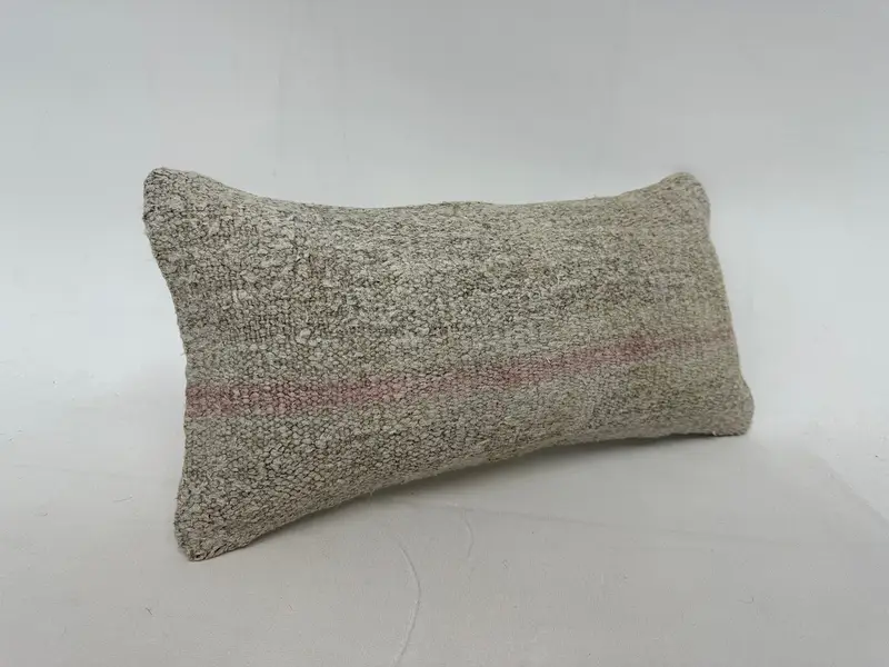 Handmade Southwestern Embroidered Pillow, 10x20 Inches Throw Pillow - 2