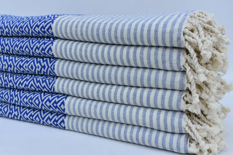 Bachelorette Party Favor, Turkish Towel Bulk, Thin towel, Quick-Dry Beach Towel, Best Friend Gift, 76x38 Cotton Diamond Towel, Beach Wedding Favor - 4