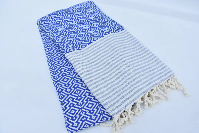 Bachelorette Party Favor, Turkish Towel Bulk, Thin towel, Quick-Dry Beach Towel, Best Friend Gift, 76x38 Cotton Diamond Towel, Beach Wedding Favor - 6