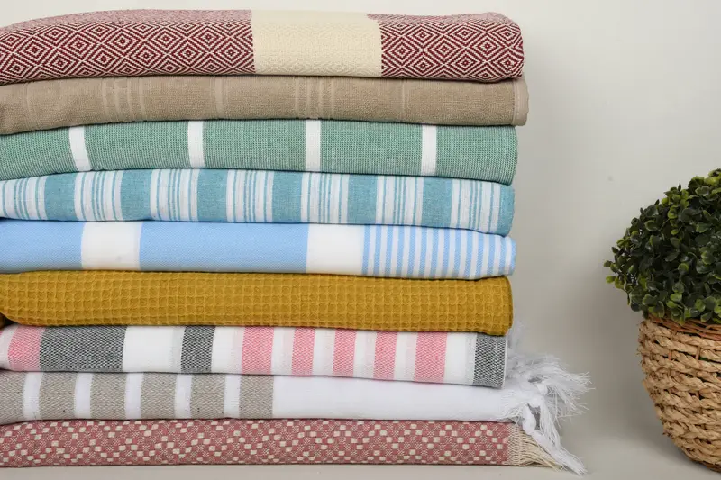 Cotton towel, Wedding Gift Ideas, Bachelor Gifts, 70x40 Cotton Set of 10 Towel, Summer Gift Ideas, Best Beach Towel, Gym Towel, Pool Towels - 3