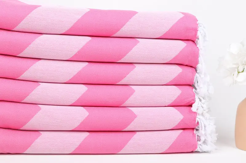 Custom Name Towel, Turkish towel, Towel With Name, 70x40 Cotton Zigzag Design Towel, Anniversary Gift For Her, Home Decor Gifts, Personalized Gifts - 4
