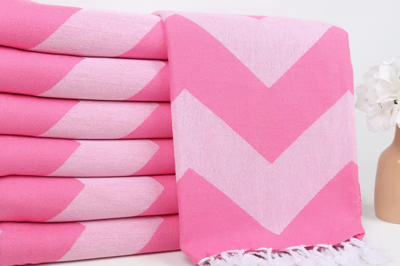Custom Name Towel, Turkish towel, Towel With Name, 70x40 Cotton Zigzag Design Towel, Anniversary Gift For Her, Home Decor Gifts, Personalized Gifts - 3