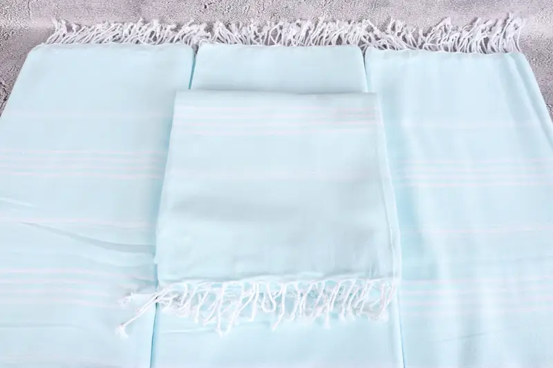 Personalized Turkish Towel, Yoga Towel, 70x40 Cotton Striped Towel, Girl Trip Party Favor, Maid Of Honor Gift, Bridesmaid Gift, Gift For Her - 4