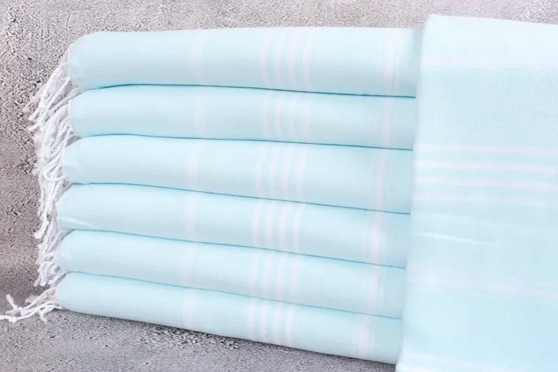 Personalized Turkish Towel, Yoga Towel, 70x40 Cotton Striped Towel, Girl Trip Party Favor, Maid Of Honor Gift, Bridesmaid Gift, Gift For Her - 1