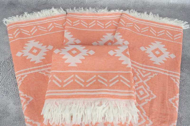 Maid Of Honor Gift, Bachelorette Party Gifts, Holiday Towel, Gift For Him, 74x40 Cotton Geometric Towel, Personalized Towel, Monogram Turkish Towel - 5