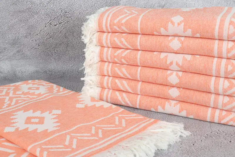 Maid Of Honor Gift, Bachelorette Party Gifts, Holiday Towel, Gift For Him, 74x40 Cotton Geometric Towel, Personalized Towel, Monogram Turkish Towel - 3