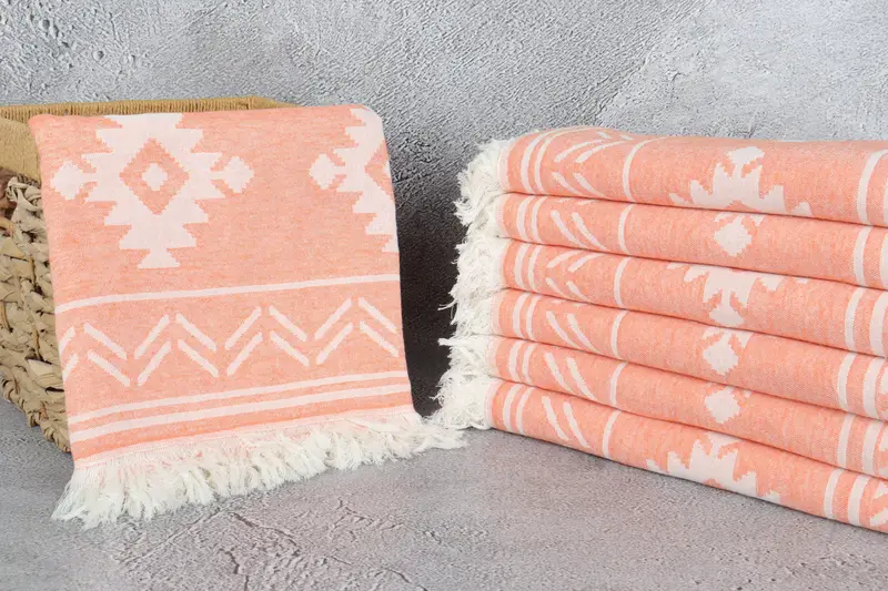 Maid Of Honor Gift, Bachelorette Party Gifts, Holiday Towel, Gift For Him, 74x40 Cotton Geometric Towel, Personalized Towel, Monogram Turkish Towel - 4