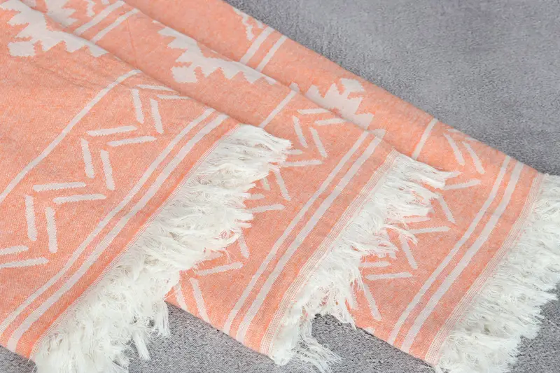 Maid Of Honor Gift, Bachelorette Party Gifts, Holiday Towel, Gift For Him, 74x40 Cotton Geometric Towel, Personalized Towel, Monogram Turkish Towel - 6