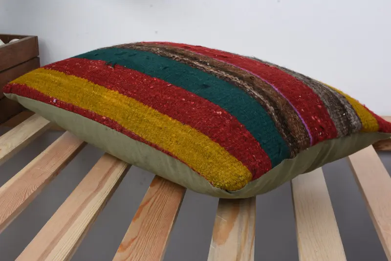 12x20 Red Pillow Case, Handmade Kilim Cushion, Cushion Case, Interior Designer Pillow, Home Decor Pillow, Sofa Pillow Case - 6