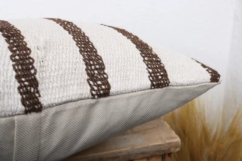 Retro Throw Pillow, Vintage Pillow, Cushion Cover, Kilim Cushion Sham, 16x16 White Cushion Case, Boho Pillow Sham Cover, Bolster Cushion Case - 6